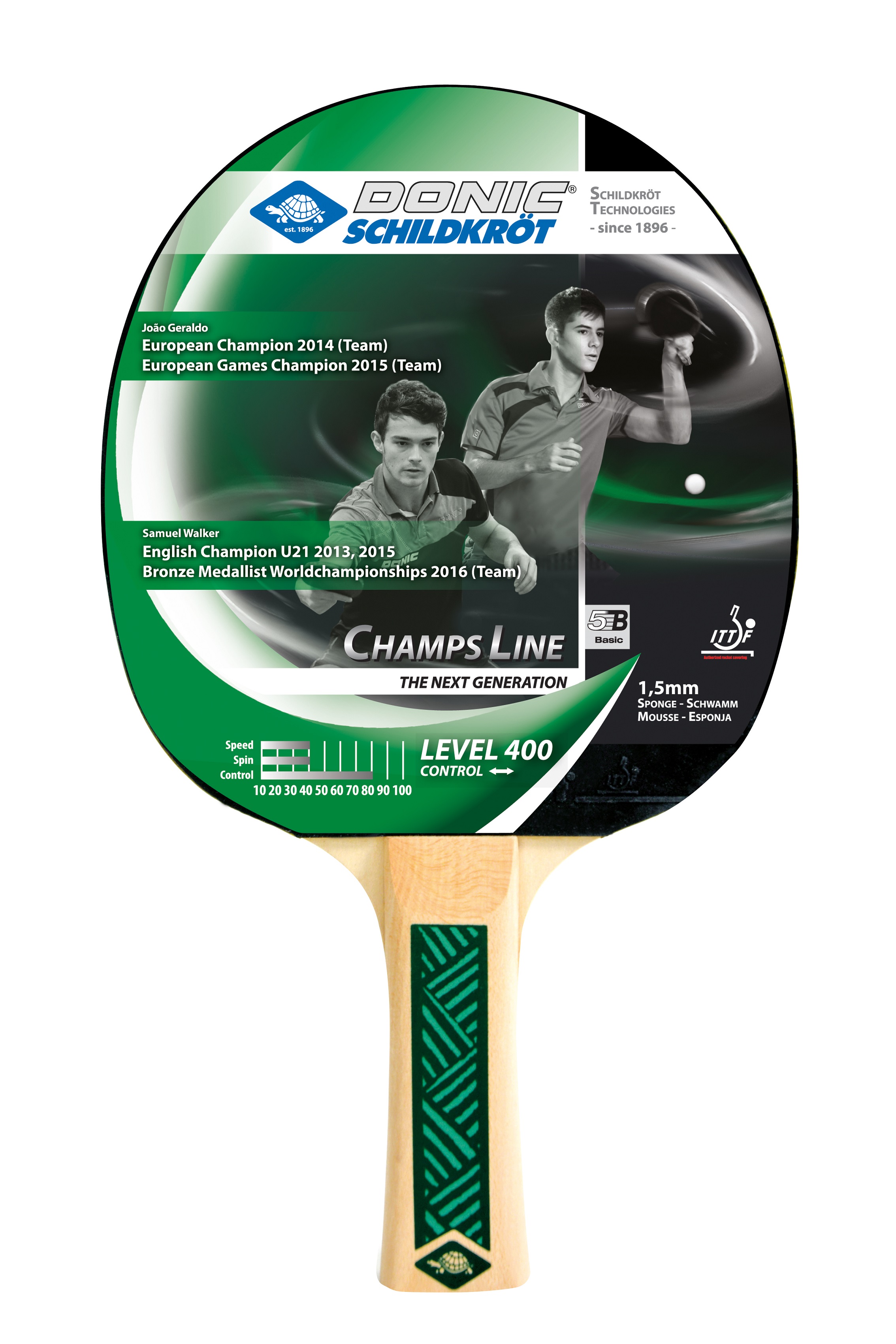 Donic Schildkroet TT-Schläger Champs Line 400